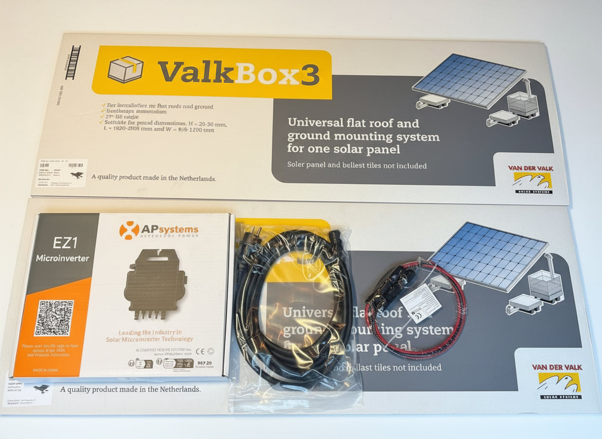 Complete Plugpanelen set + Growatt Thuisbatterij